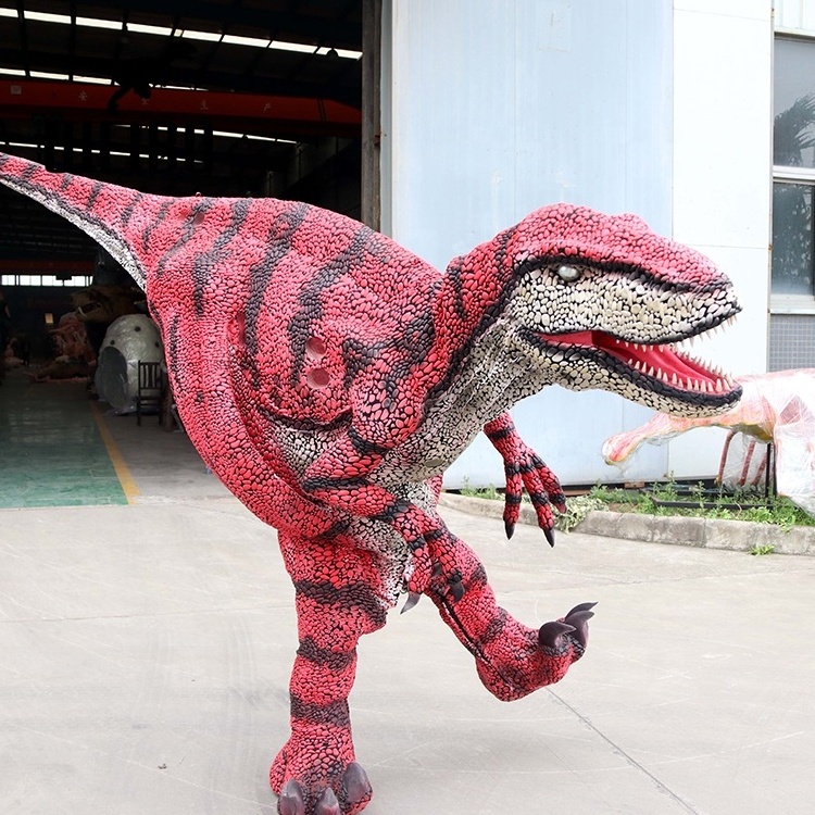 Animatronic hidden legs raptor dinosaur costume for sale