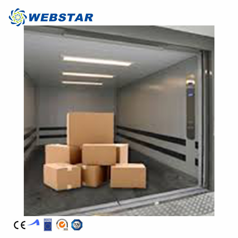 China Supplier Machine room Industrial Freestanding Small Quality Hoist Cargo Furniture Lift Freight Truck Elevator Price