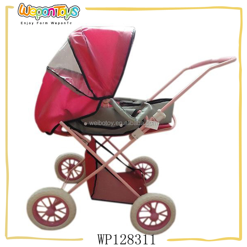 CE approval lovely girls baby doll carriage baby doll stroller with car seat