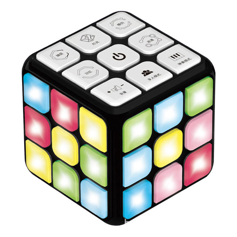 intelligent electric toy magical cube flashing light plastic activity cube