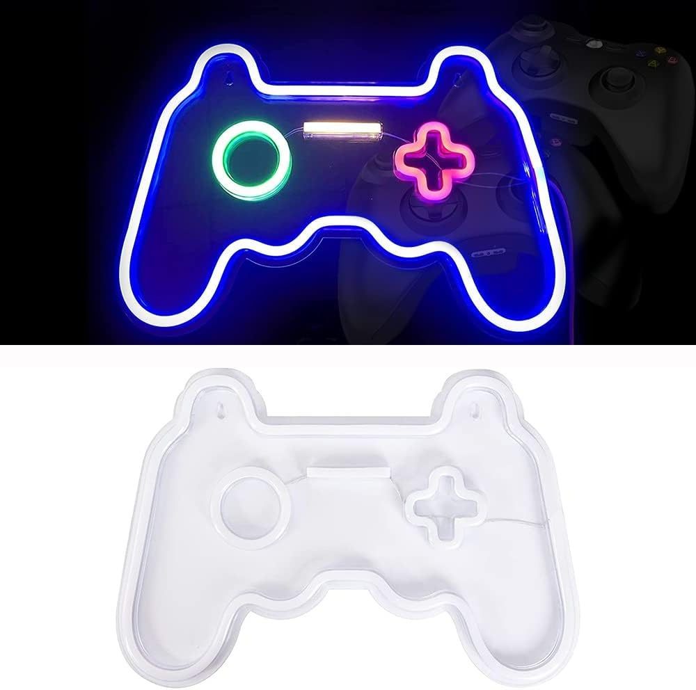 Weicao Led Neon Sign Gamepad Dimmable DC5V USB Acrylic LED Neon Signs Light Gift Game Gaming Room Decor Decoration