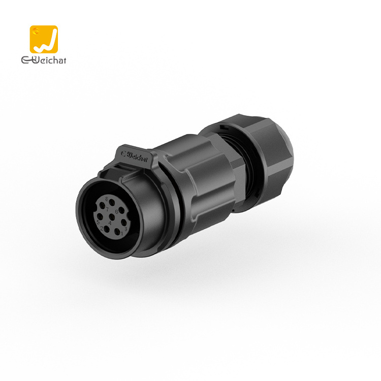 E-Weichat EW-LP12 2/3/4/5/6/7/8 Pins Industrial Connector Male Female Battery Power Aviation Plug IP68 Waterproof Connector