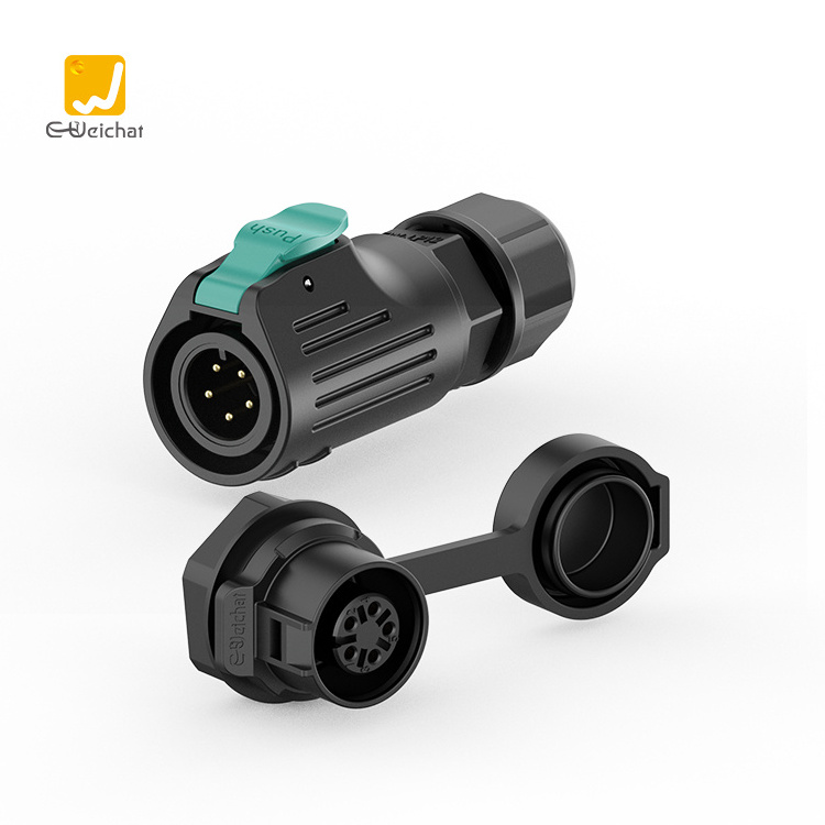 E-Weichat LP12 Female Panel Mount Connector Electric Male Female Connectors Waterproof Cable Connector