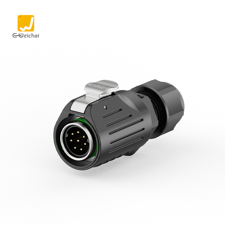 E-Weichat EW-LP12 2/3/4/5/6/7/8 Pins Industrial Connector Male Female Battery Power Aviation Plug IP68 Waterproof Connector