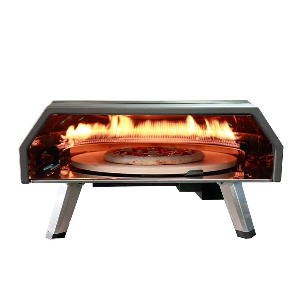 2023 Hot Sale 16-Inch Commercial Stainless Steel Gas BBQ Pizza Oven Portable for Kitchen and Outdoor Use