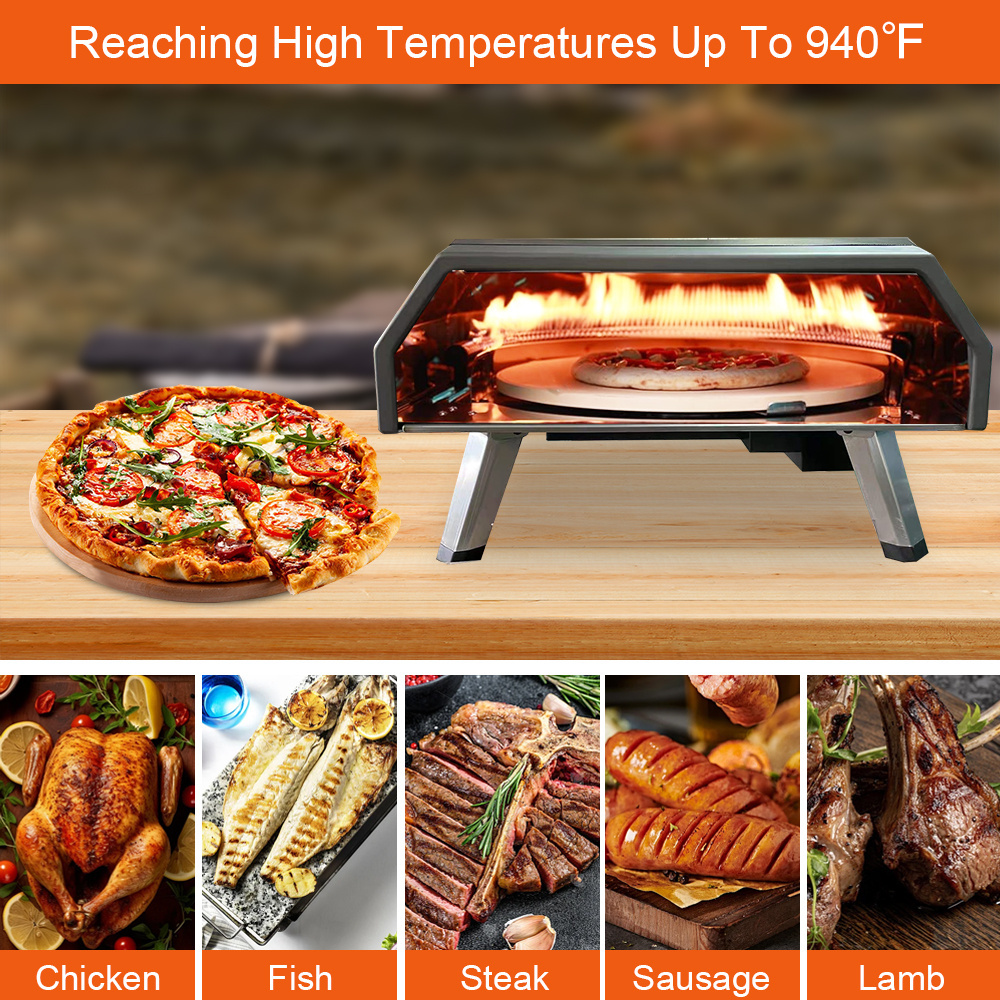 Best Sale Stainless Steel Barbecue Outdoor Kitchen Portable Pizza Oven Portable Pizza Oven For Garden