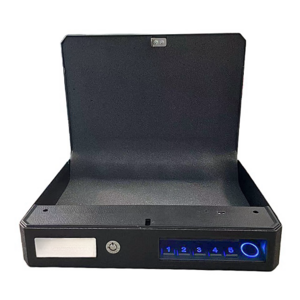 Metal fingerprint key safe lock box gun cases Electronic Fingerprint Security Biometric Industrial Lock Box