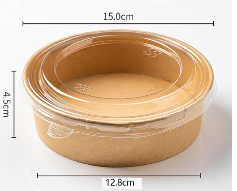 Customized Printing Heatable Coated Biodegradable Paper Bowl For Cooking Disposable Cooker Paper Plates Bowls Paper Cup