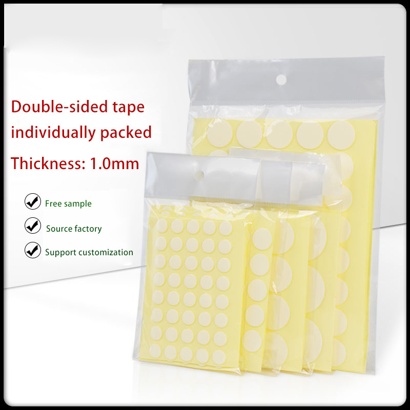 Double sided adhesive pad for mounting heavy duty detachable transparent wall sticker nano double sided mounting tape