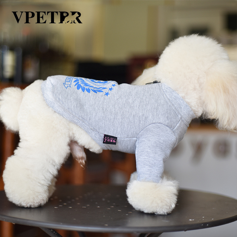 Wholesale Dog Clothes Luxury Brand Fashion Streetwear Organic Pet Vest Hoodie Custom Pouch Organic Cat Sweater Hoodie