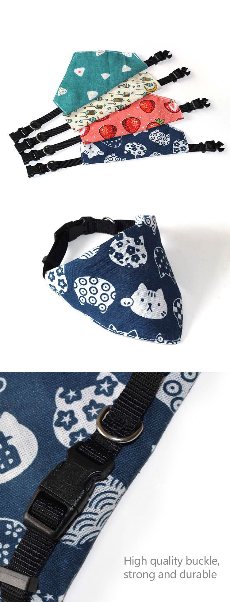 Custom Printing Christmas Dog Bandanas