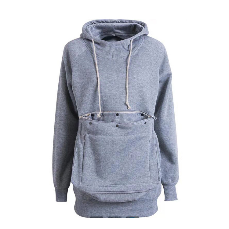 OEM/ODM Wholesale Unisex Cat Pet Dog Carrier Pouched Hoodie Sweatshirt For Man Women Kids