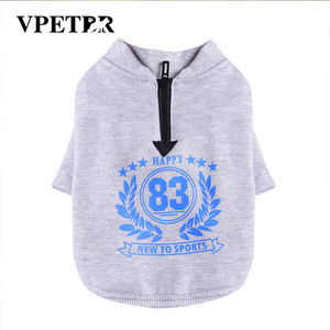 Wholesale Dog Clothes Luxury Brand Fashion Streetwear Organic Pet Vest Hoodie Custom Pouch Organic Cat Sweater Hoodie