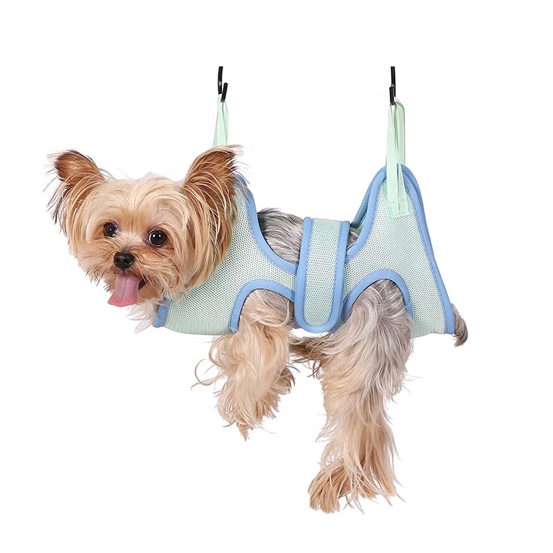 Soft Pet Cat Grooming Hammock for Nail Hanging Hook Trimming Helper Restraint Bag Harness Trimming Puppy Dog Nail Clip Cage Bag