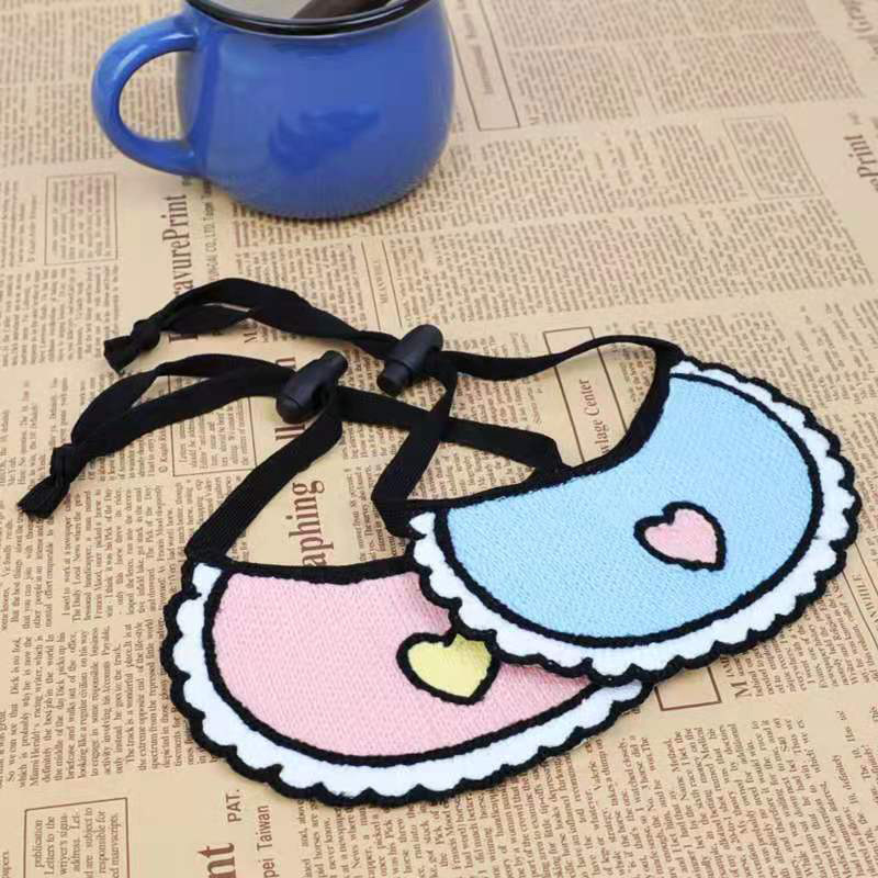 ins Dog Items Cat Bow Tie Collar Cartoon Pet Bow Tweed Embroidered Puppy Dog