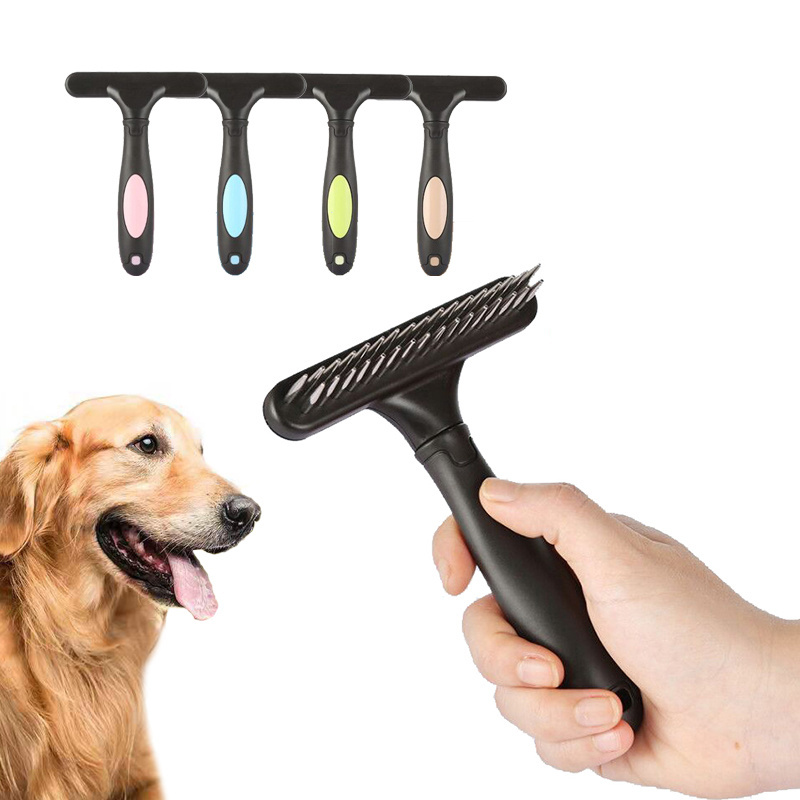 Deshedding Massage Comb Cleaning Slicker Hair Grooming Animal Cat Pet Dog Flea Brush For Pet Dog