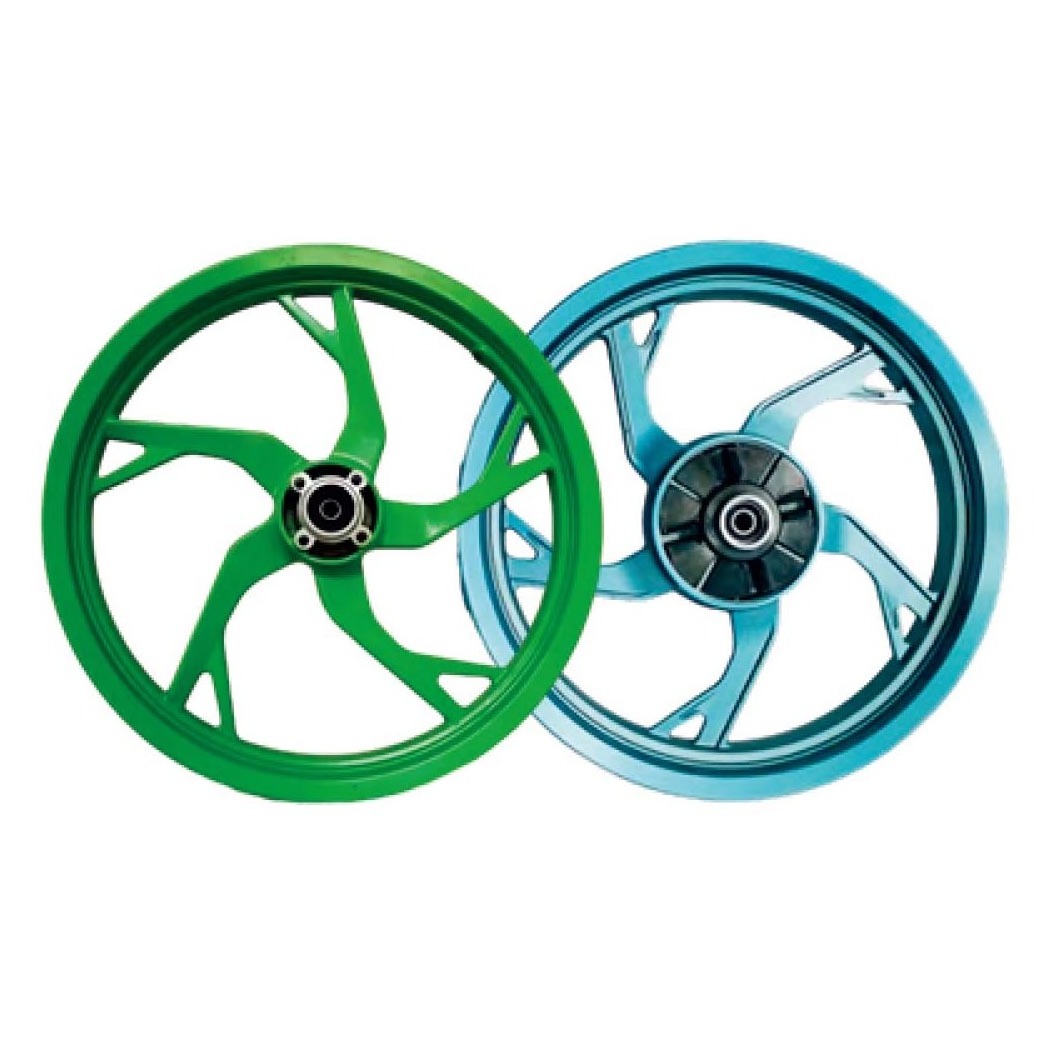 Custom white 1.4 17inch and rear wheel 1.6 17inch aluminium alloy motorcycle wheel rims