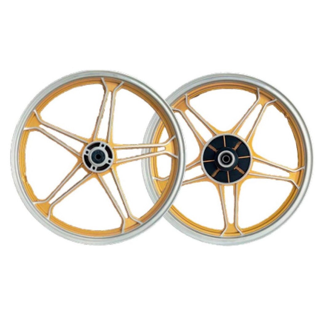 Proprietary manufacturing front wheel 1.6 18inch and rear wheel 1.85/2.15 16/18inch aluminium alloy motorcycle wheel rims