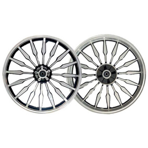 Custom white 1.4 17inch and rear wheel 1.6 17inch aluminium alloy motorcycle wheel rims