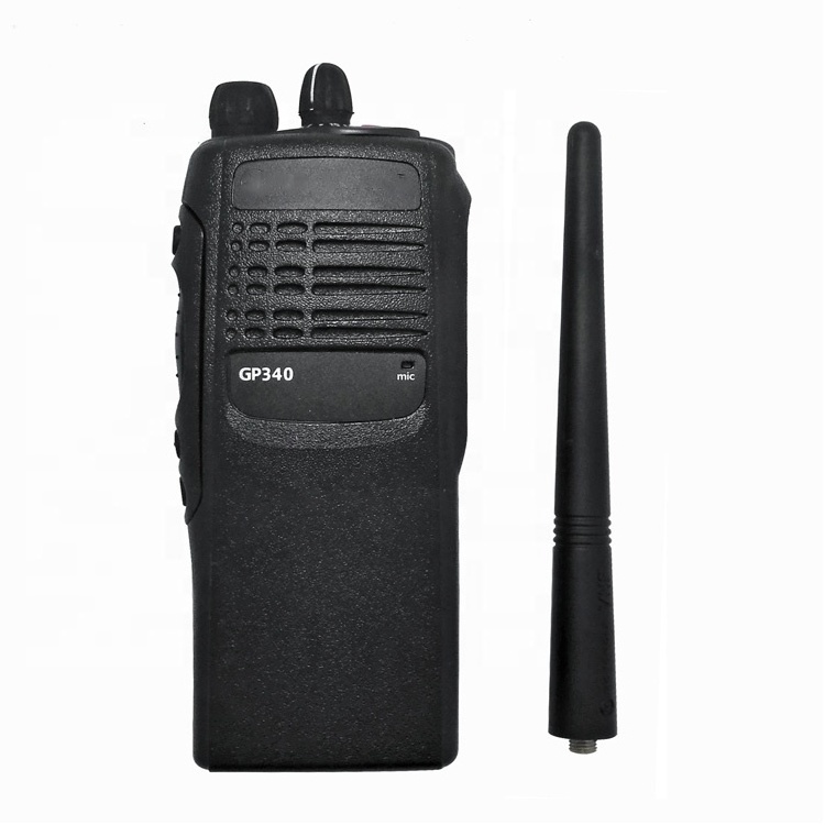 High Power GP340 Handheld Wireless Walkie Talkie UHF/VHF 136-174/400-480MHz Two-Way Radio with 5KM Talk Ran 5W Output Power