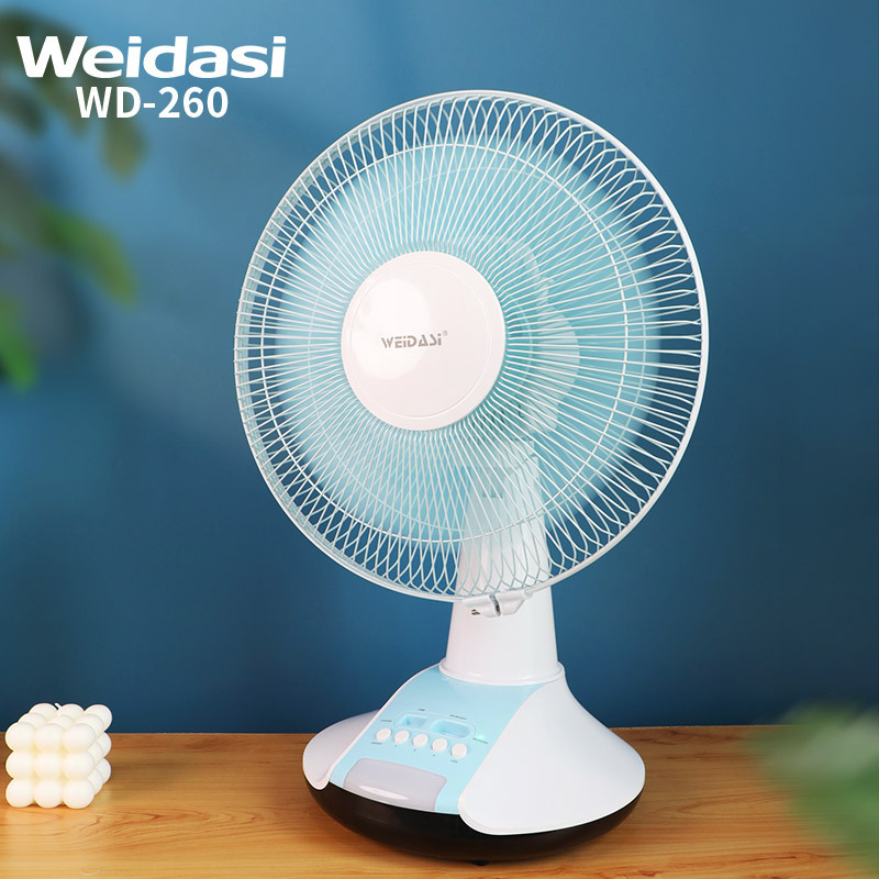 Rechargeable Fan 12 Inch Portable Stand Fan AC DC Rechargeable Solar Fans