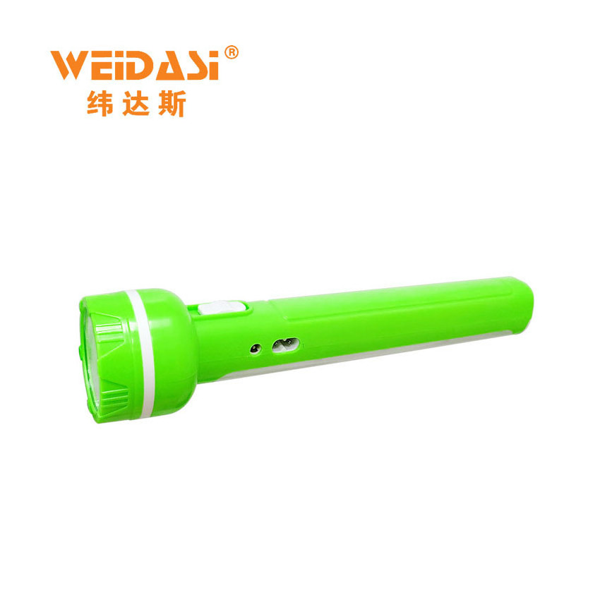 Weidasi strong lighting rechargeable solar flash light with portable charger