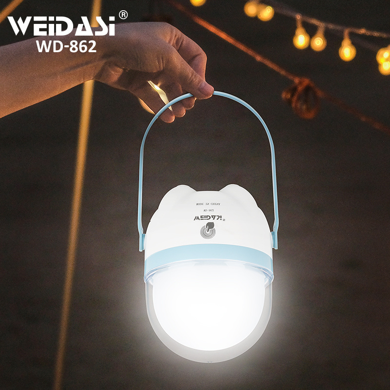 Rechargeable outdoor led camping lantern light with micro USB charging led rechargeable lamps