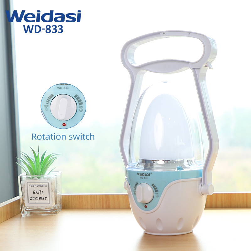 Weidasi guangdong rechargeable camping lamp led emergency lamps and lanterns