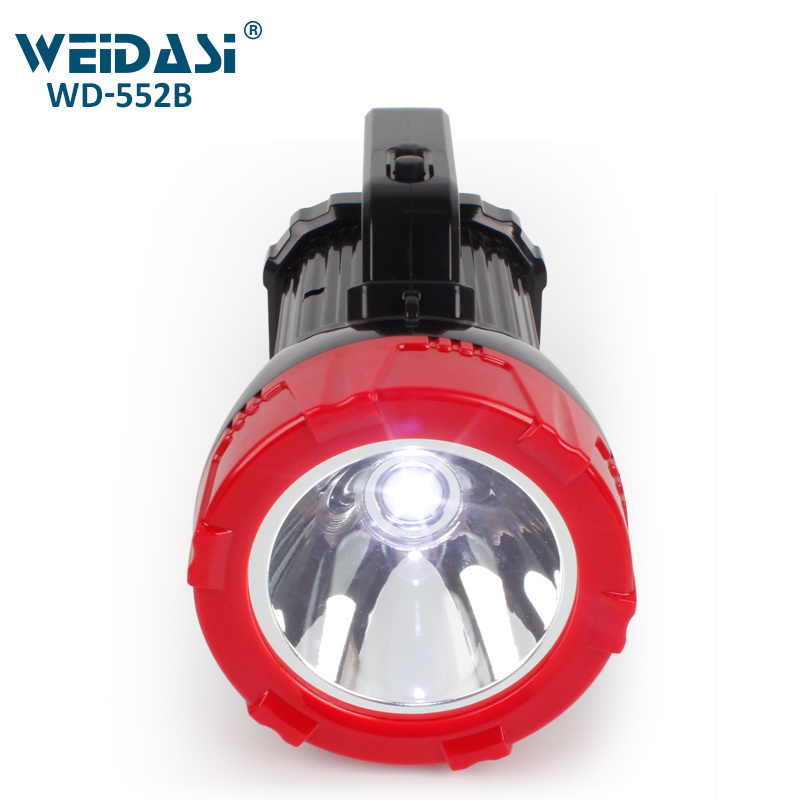 Outdoor search light handheld led rechargeable searchlight led portable emergency light for sale