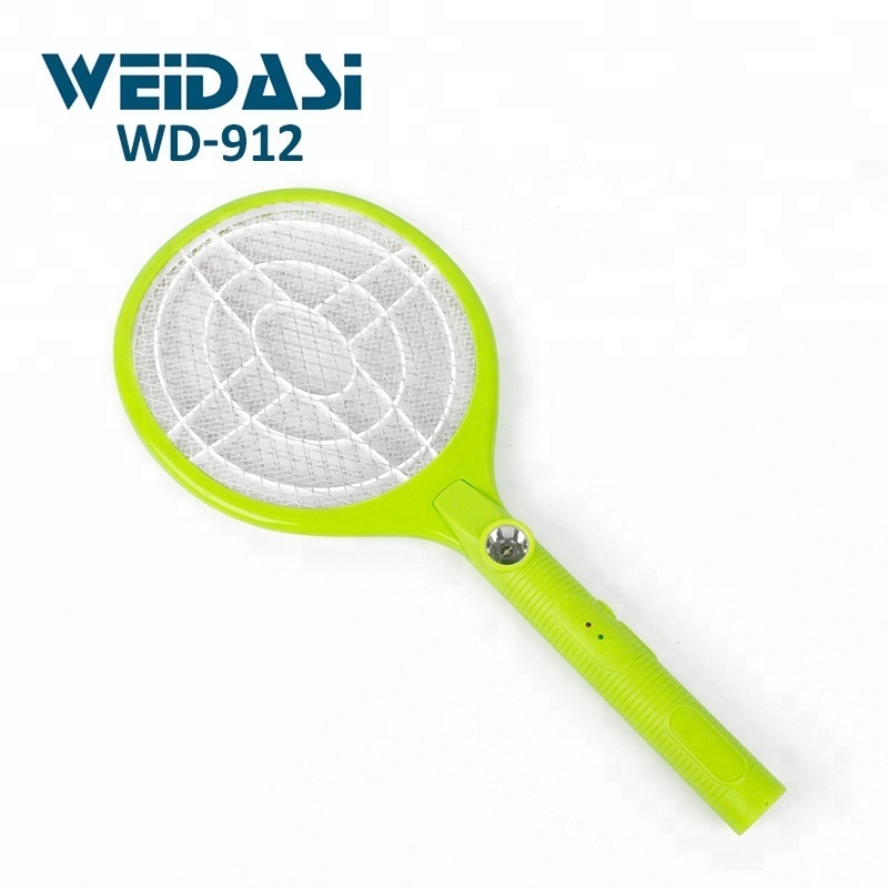 Weidasi pest control mosquito zapper rechargeable fly killer racket electric mosquito swatter