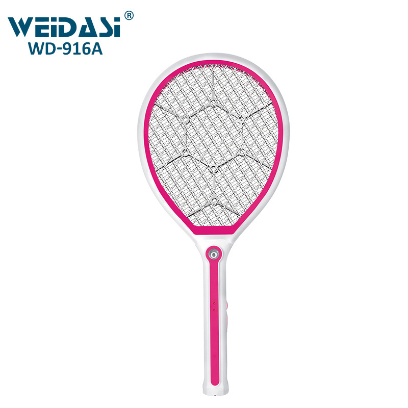 Electric fly swatter rechargeable mosquito racket for household electronic mosquito swatter