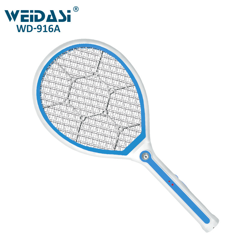 Electric fly swatter rechargeable mosquito racket for household electronic mosquito swatter