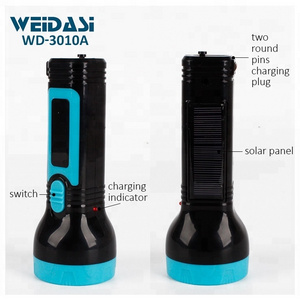 Weidasi illumination tools emergency torch light led flash lamp hand charge torch light for multifunction use