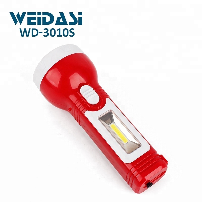 Handheld rechargeable torch light led cob power flashlight torch with solar panel flashlight