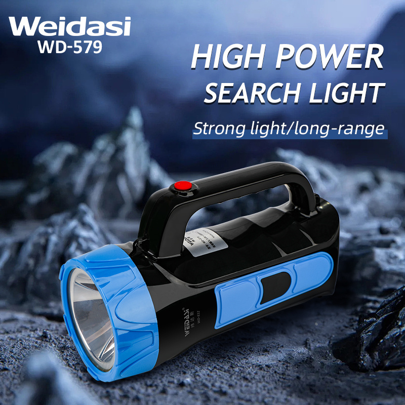 Outdoor Lighting Hunting Waterproof Rechargeable LED Searchlight Hand Held LED Search Light