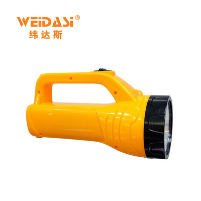 Handheld spotlight searchlight led high power flashlight with side emergency light