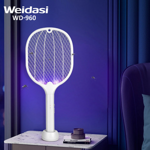 Weidasi rechargeable plastic mosquito bat electric fly swatter mosquito killing lamp