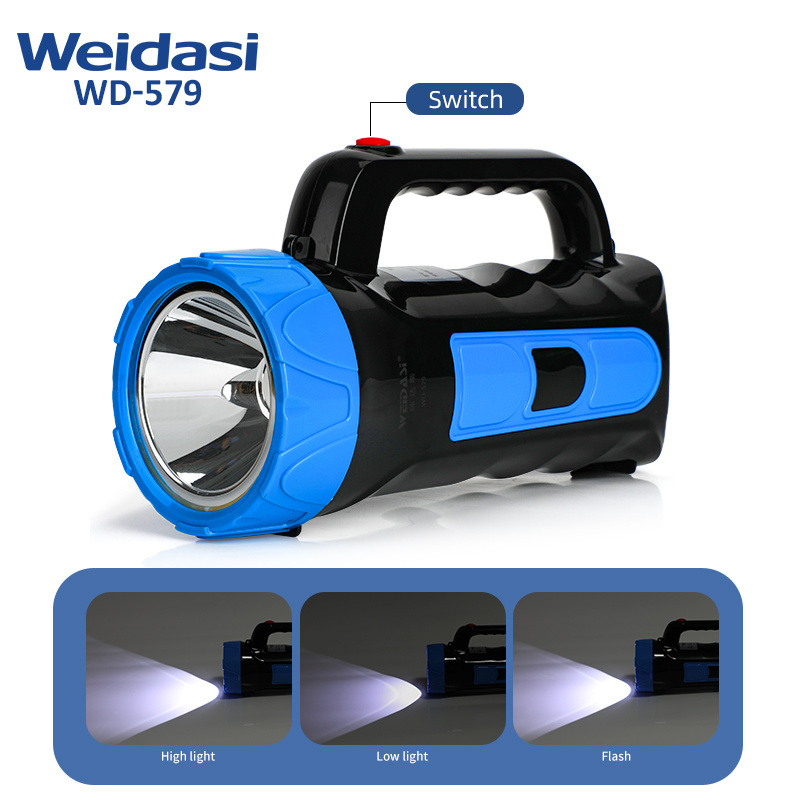 Outdoor Lighting Hunting Waterproof Rechargeable LED Searchlight Hand Held LED Search Light