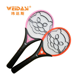 Rechargeable mosquito killer with led torch electric fly swatter mosquito racket