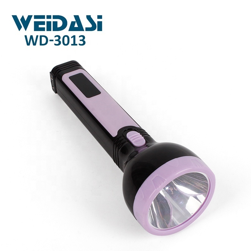 Emergency lighting tools led rechargeable plastic flashlight from China factory power flashlight torch