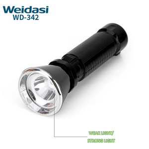 Flashlight Hand LED Flash Emergency Torch Light Outdoor LED Rechargeable Hand Torch Lamp