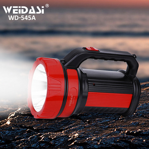 Long range powerful search light rechargeable and portable hand-held emergency light LED searchlight for sale