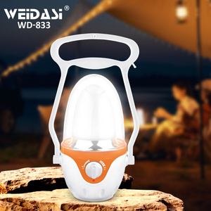 Weidasi guangdong rechargeable camping lamp led emergency lamps and lanterns