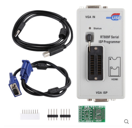 RT809F LCD ISP programmer LCD main board high speed USB programmer BIOS burners reading and writing program Original IC