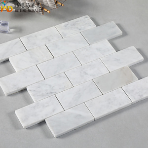 High Quality Kitchen Backsplash Peel and Stick Mosaic Self Adhesive Wall Tile Bathroom Marble Mosaic Tiles