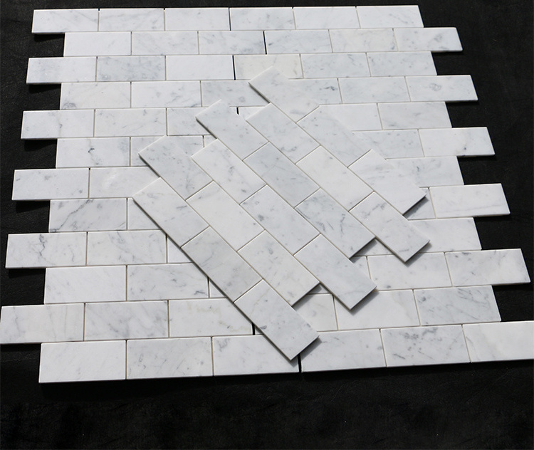 High Quality Kitchen Backsplash Peel and Stick Mosaic Self Adhesive Wall Tile Bathroom Marble Mosaic Tiles