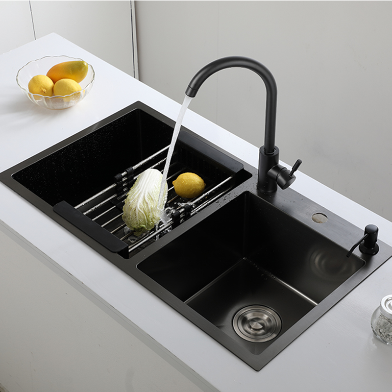 Handmade Modern Kitchen Sink Suppliers Undermount Double Bowl Stainless Steel Kitchen Sink Lab Sinks