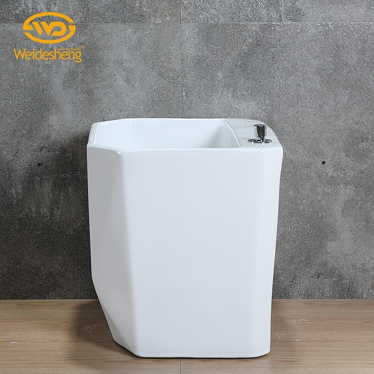 Wash basin ceramic sink   mop sink cleaning wash mop Movable  Balcony mop pool