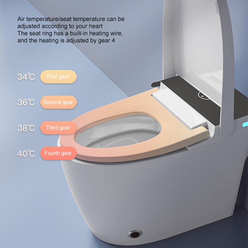 Wholesale Bathroom Siphon Jet Flushing Elongated Electric Toilet Ceramic Smart Toilet intelligent