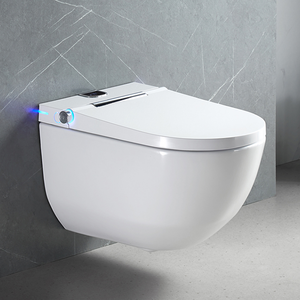 Intelligent smart wall hung toilet with bidet